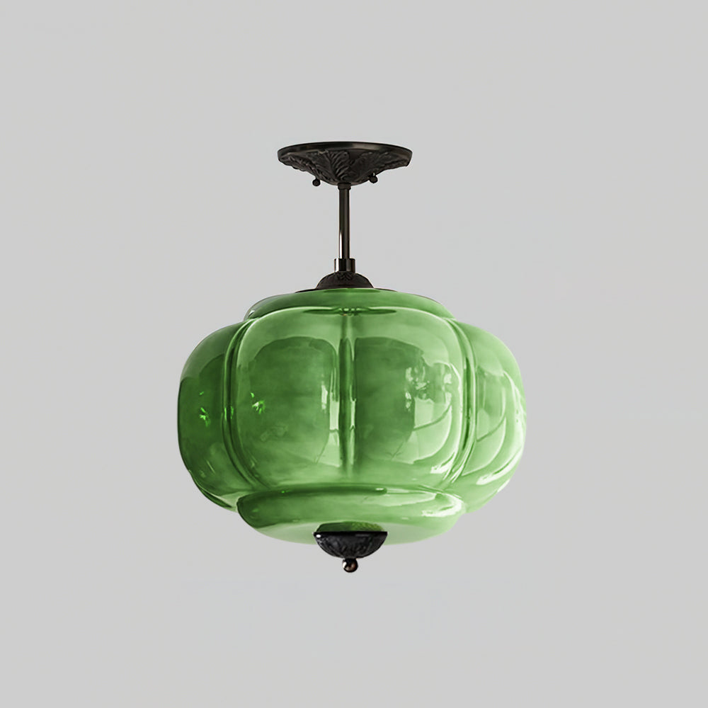 Maravine Rippled Glass Ceiling Light — design and interior detail 12