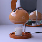 Mauri Candle Warmer Lamp — Brown