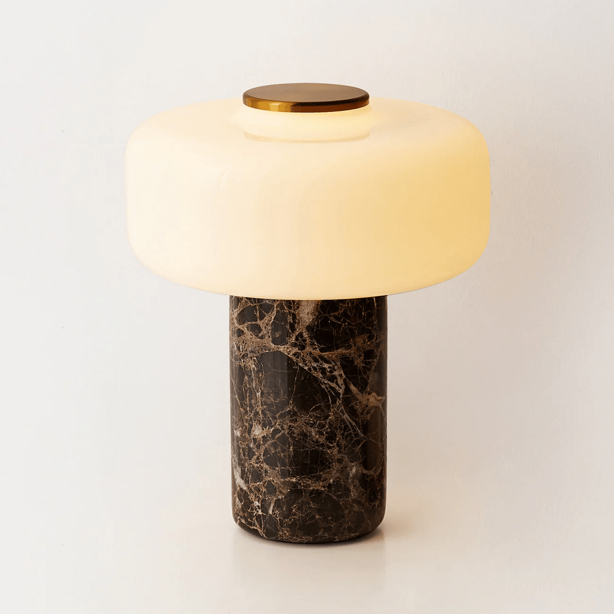 Mavelle Marble Rechargeable Table Lamp — finish, form and interior detail 5