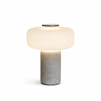 Mavelle Marble Rechargeable Table Lamp — finish, form and interior detail 6