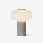 Mavelle Marble Rechargeable Table Lamp — finish, form and interior detail 8
