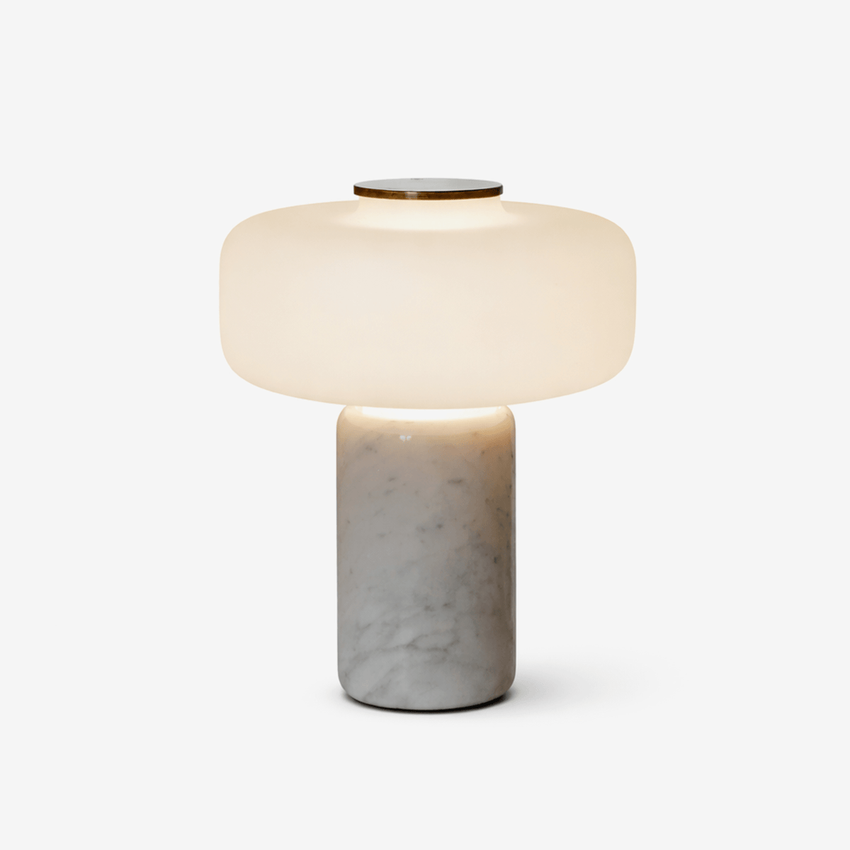 Mavelle Marble Rechargeable Table Lamp — finish, form and interior detail 8
