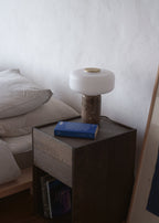 Mavelle Marble Rechargeable Table Lamp — finish, form and interior detail 14