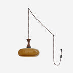 Mayon Glass Plug-In Pendant Light — product view