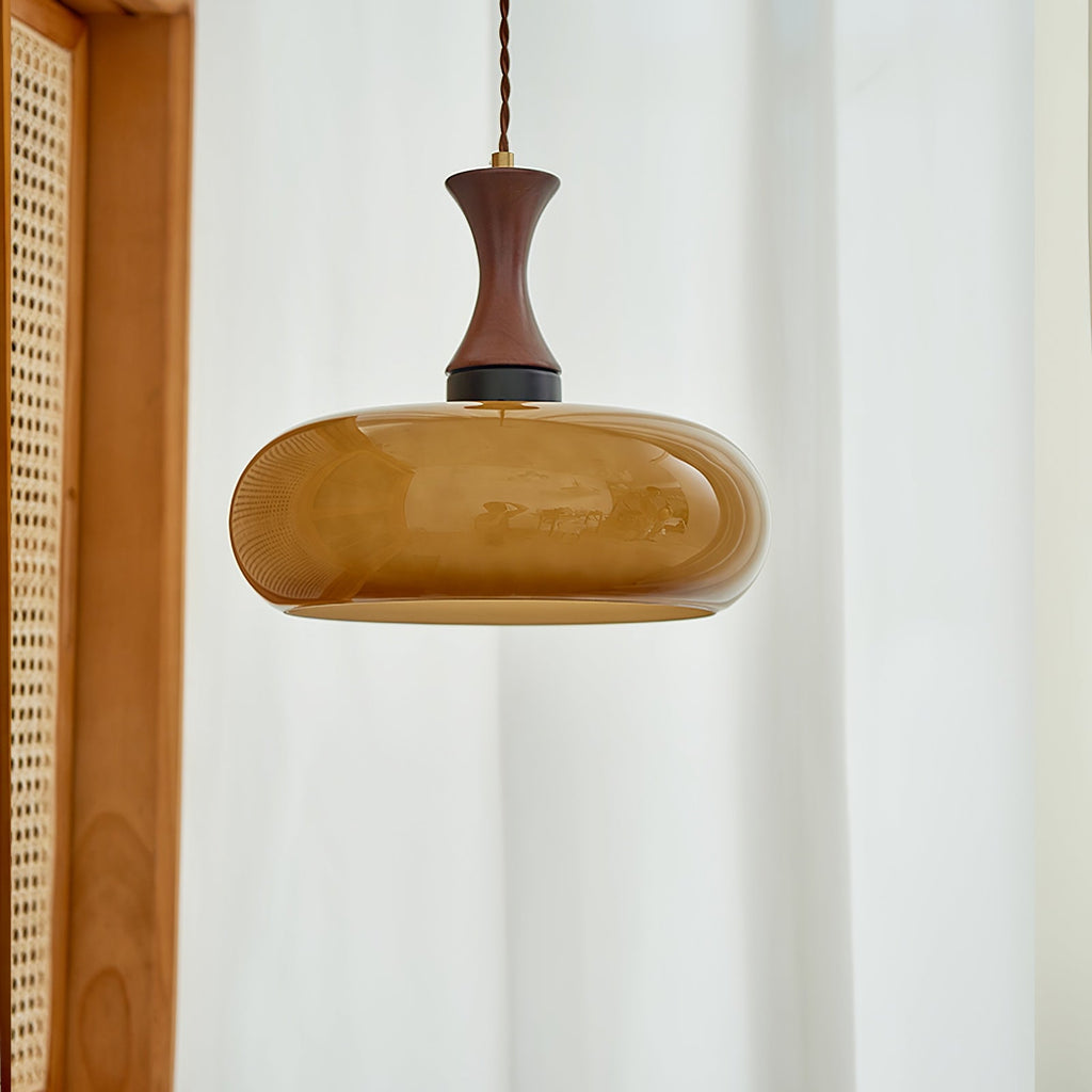Mayon Glass Plug-In Pendant Light — interior or design detail 2