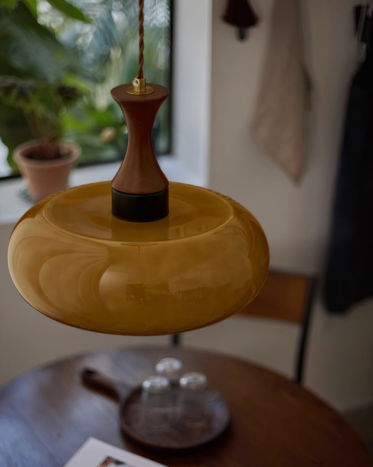 Mayon Glass Plug-In Pendant Light — interior or design detail 3