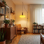 Mayon Glass Plug-In Pendant Light — interior or design detail 4