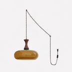 Mayon Glass Plug-In Pendant Light — interior or design detail 11