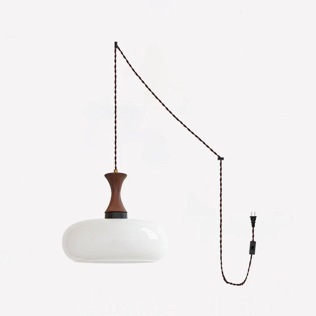 Mayon Glass Plug-In Pendant Light — interior or design detail 12