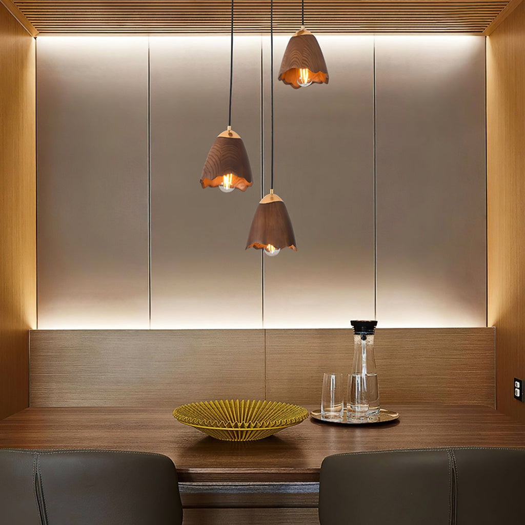Melody Bell Wood Pendant Light — design and interior detail 5