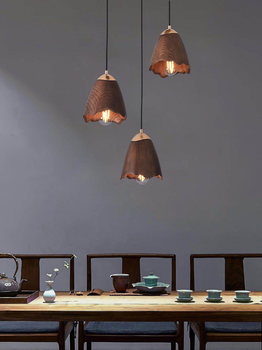 Melody Bell Wood Pendant Light — design and interior detail 6