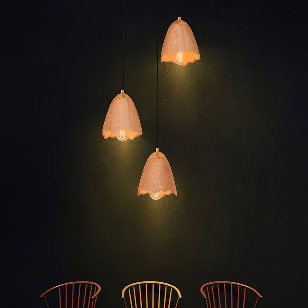 Melody Bell Wood Pendant Light — design and interior detail 11