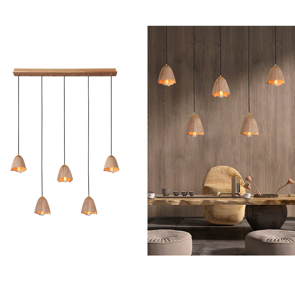 Melody Bell Wood Pendant Light — design and interior detail 13