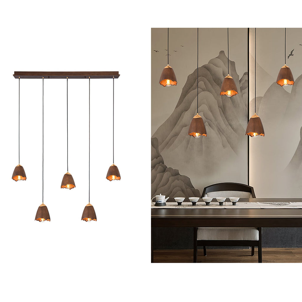 Melody Bell Wood Pendant Light — design and interior detail 16