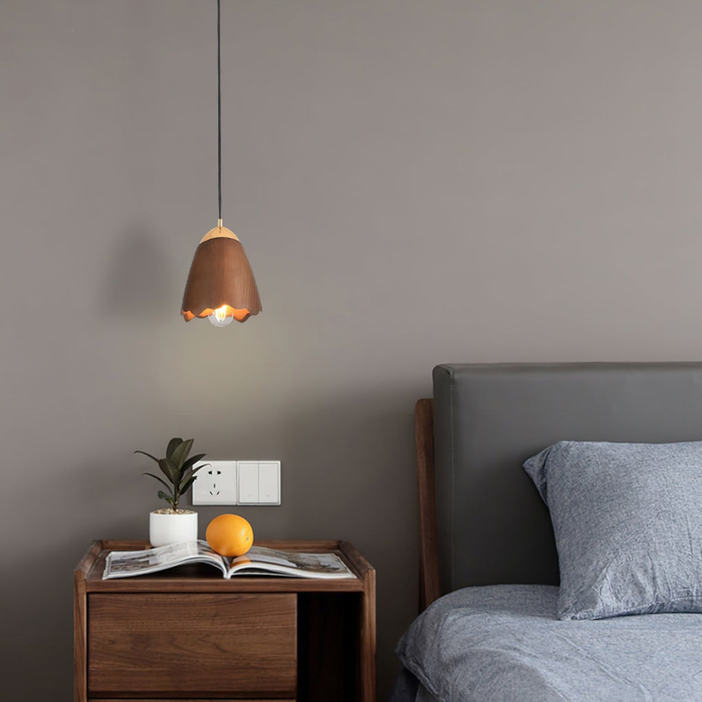 Melody Bell Wood Pendant Light — design and interior detail 18