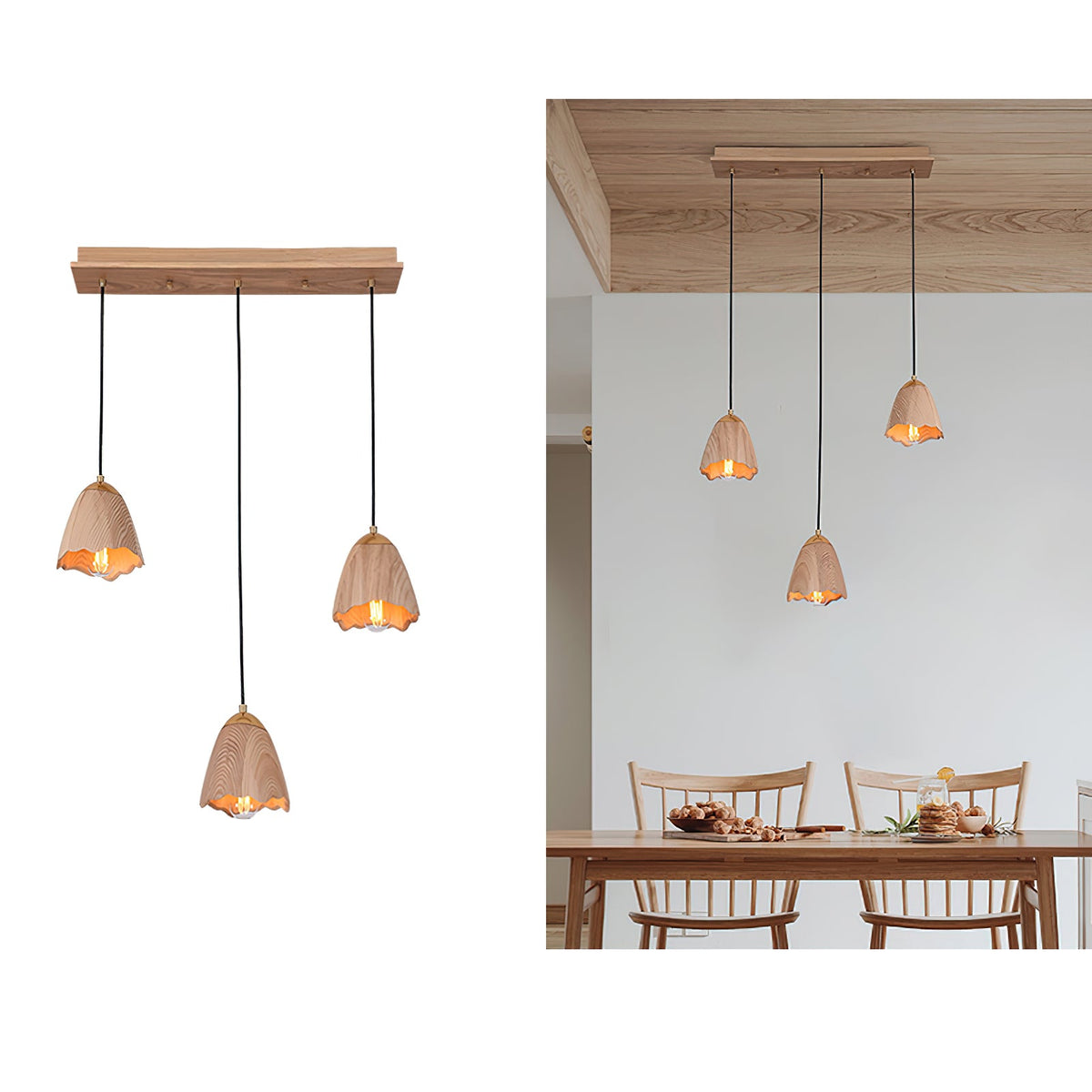 Melody Bell Wood Pendant Light — design and interior detail 20