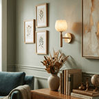 Mian Alabaster Flower Wall Sconce – wall sconce view 6