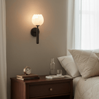 Mian Alabaster Flower Wall Sconce – wall sconce view 8