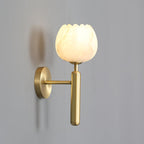 Mian Alabaster Flower Wall Sconce – wall sconce view 9