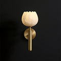 Mian Alabaster Flower Wall Sconce – wall sconce view 11