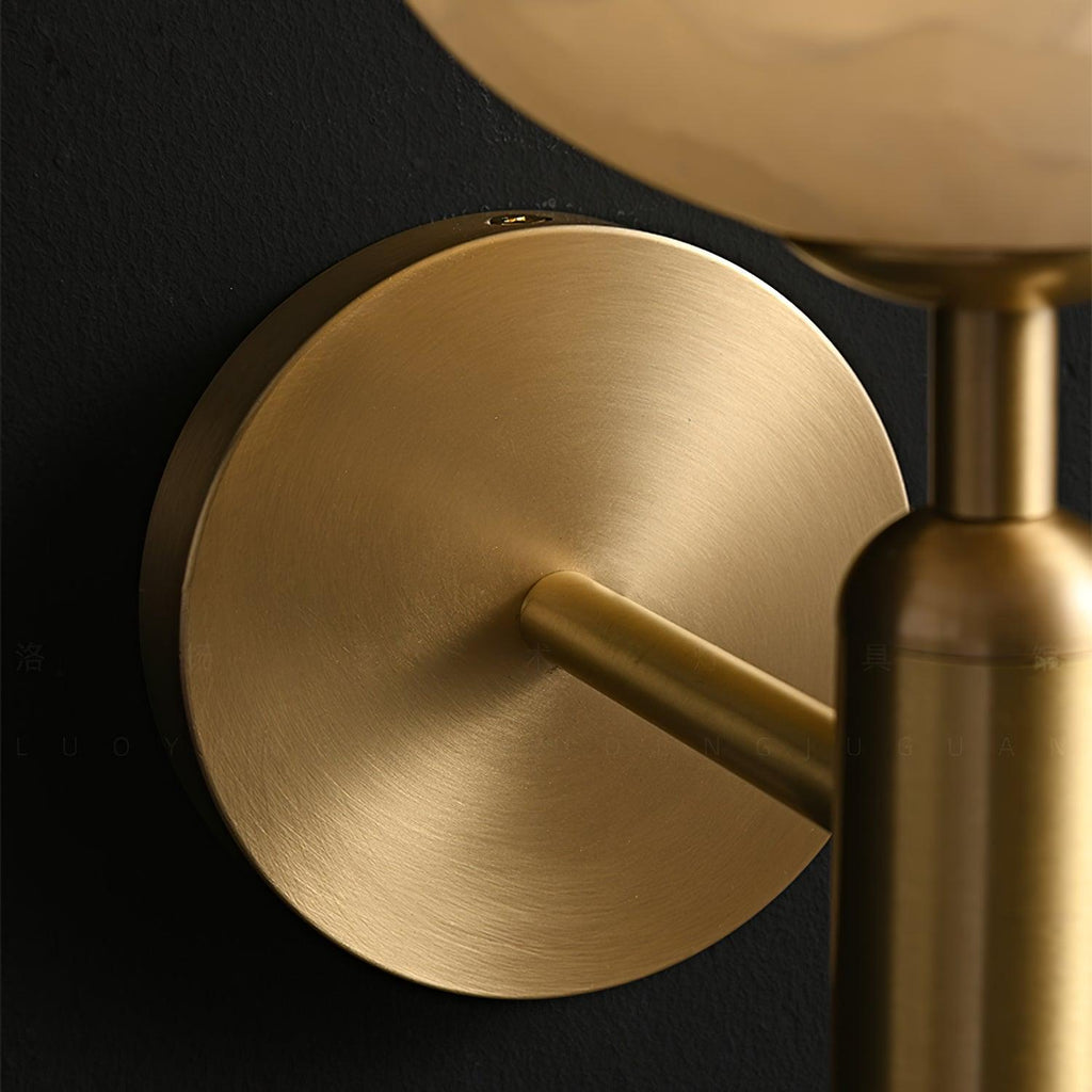 Mian Alabaster Flower Wall Sconce – wall sconce view 24