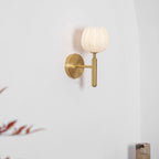 Mian Alabaster Flower Wall Sconce – wall sconce view 28