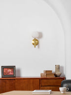 Mian Alabaster Flower Wall Sconce – wall sconce view 29