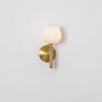 Mian Alabaster Flower Wall Sconce – wall sconce view 33