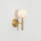 Mian Alabaster Flower Wall Sconce – wall sconce view 34