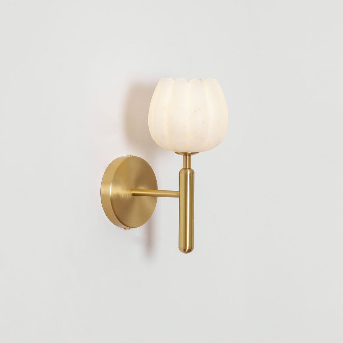 Mian Alabaster Flower Wall Sconce – wall sconce view 34