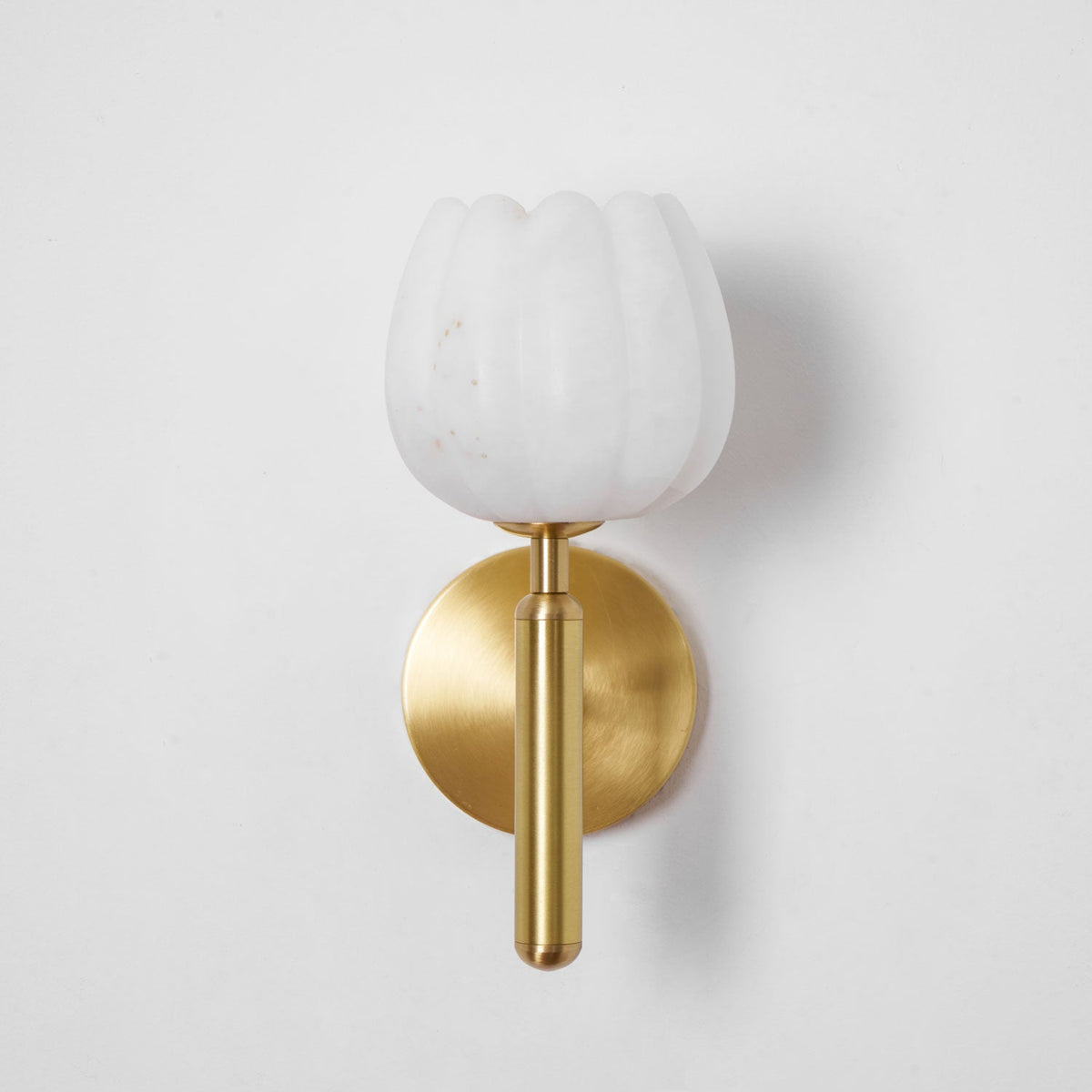 Mian Alabaster Flower Wall Sconce – wall sconce view 35