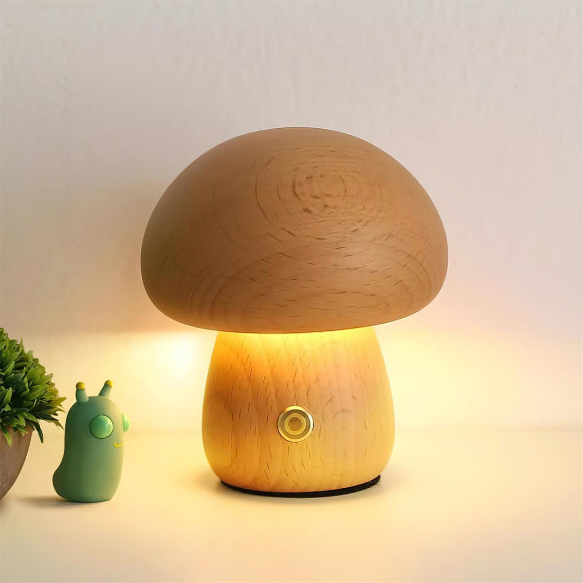 Mini Mushroom Table Lamp — product and interior detail 8
