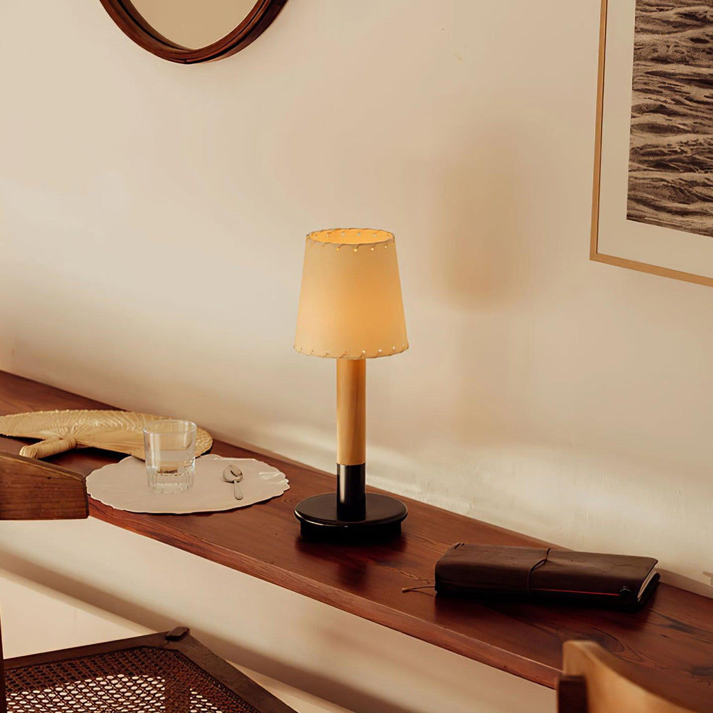 Minima Rechargeable Wood Table Lamp – table lamp view 3