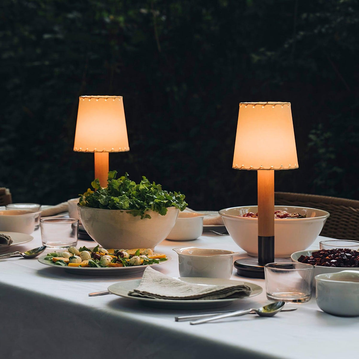 Minima Rechargeable Wood Table Lamp – table lamp view 4