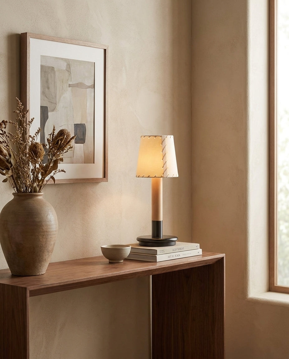 Minima Rechargeable Wood Table Lamp – table lamp view 10