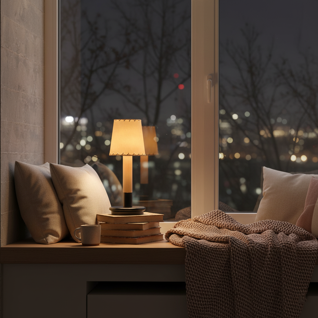 Minima Rechargeable Wood Table Lamp – table lamp view 16