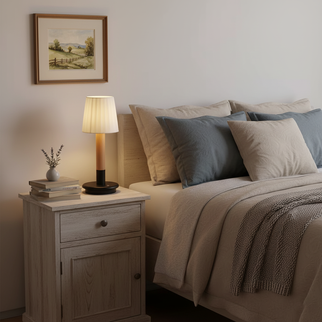 Minima Rechargeable Wood Table Lamp – table lamp view 18
