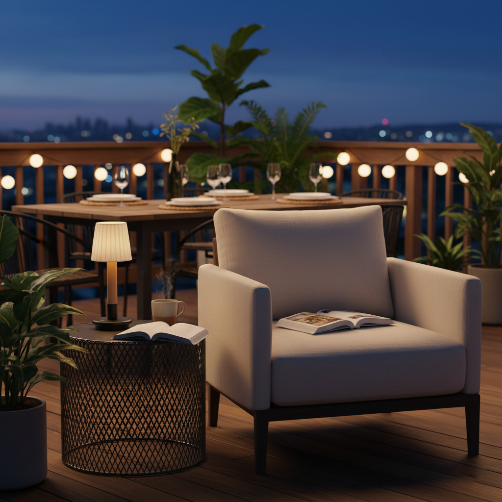 Minima Rechargeable Wood Table Lamp – table lamp view 23