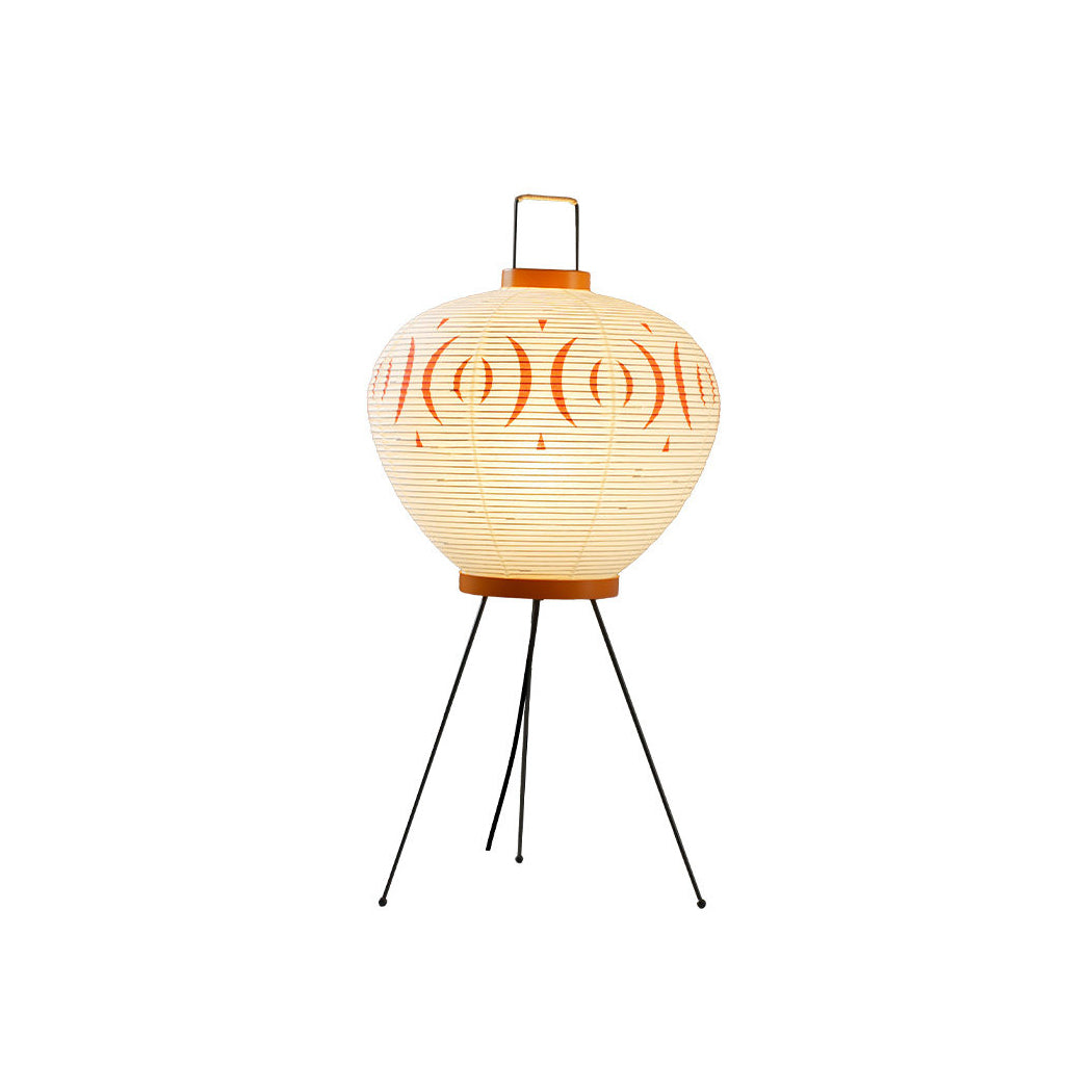Mirel Tripod Paper Lantern Table Lamp — Model F