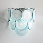 Mireva Swirl Glass Wall Sconce — Glacier Blue