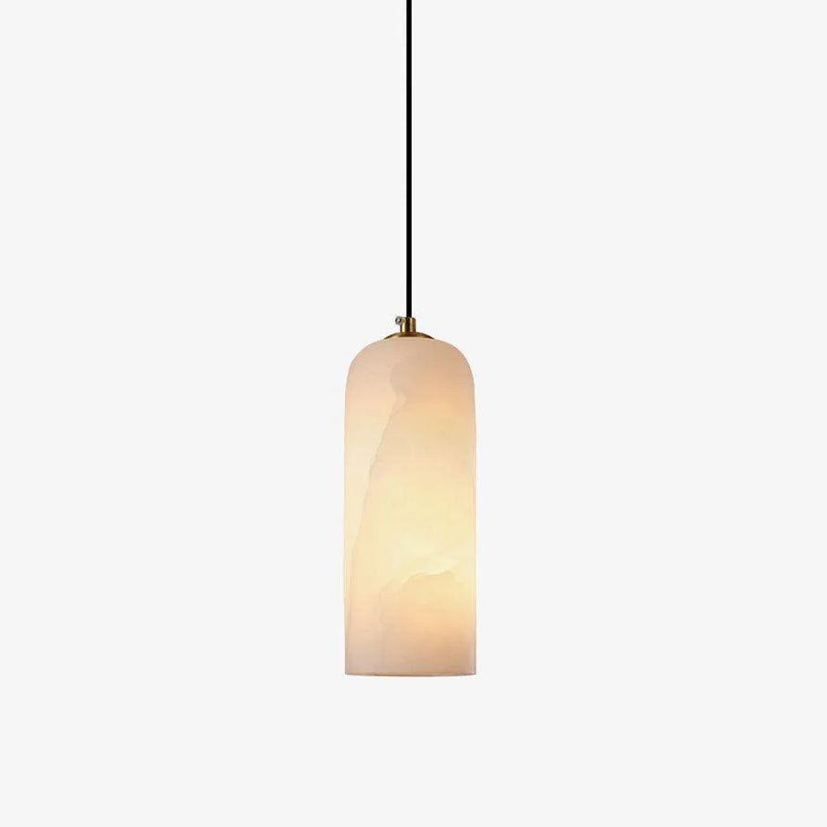 Monty alabaster pendant light, single or 2, 3 and 5 light cluster - view 1