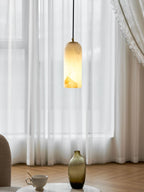Monty alabaster pendant light, single or 2, 3 and 5 light cluster - view 5