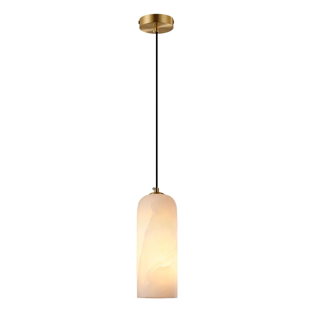Monty alabaster pendant light, single or 2, 3 and 5 light cluster - view 14