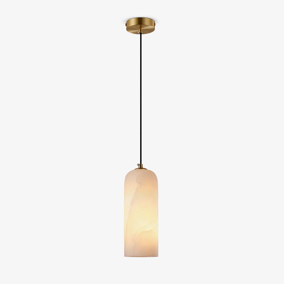 Monty alabaster pendant light, single or 2, 3 and 5 light cluster - view 17