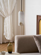 Monty alabaster pendant light, single or 2, 3 and 5 light cluster - view 23