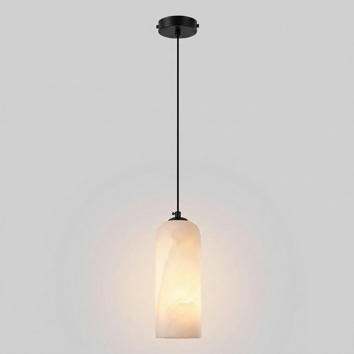 Monty alabaster pendant light, single or 2, 3 and 5 light cluster - view 30