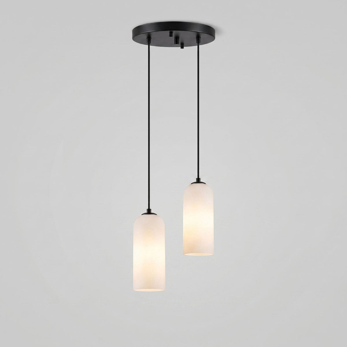 Monty alabaster pendant light, single or 2, 3 and 5 light cluster - view 31