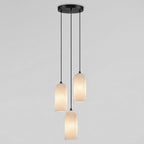 Monty alabaster pendant light, single or 2, 3 and 5 light cluster - view 32