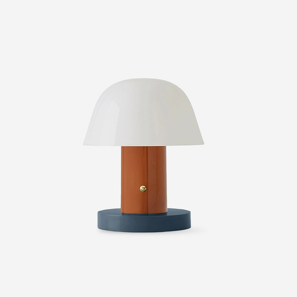 Murel Two-Tone Rechargeable Mushroom Lamp — product view
