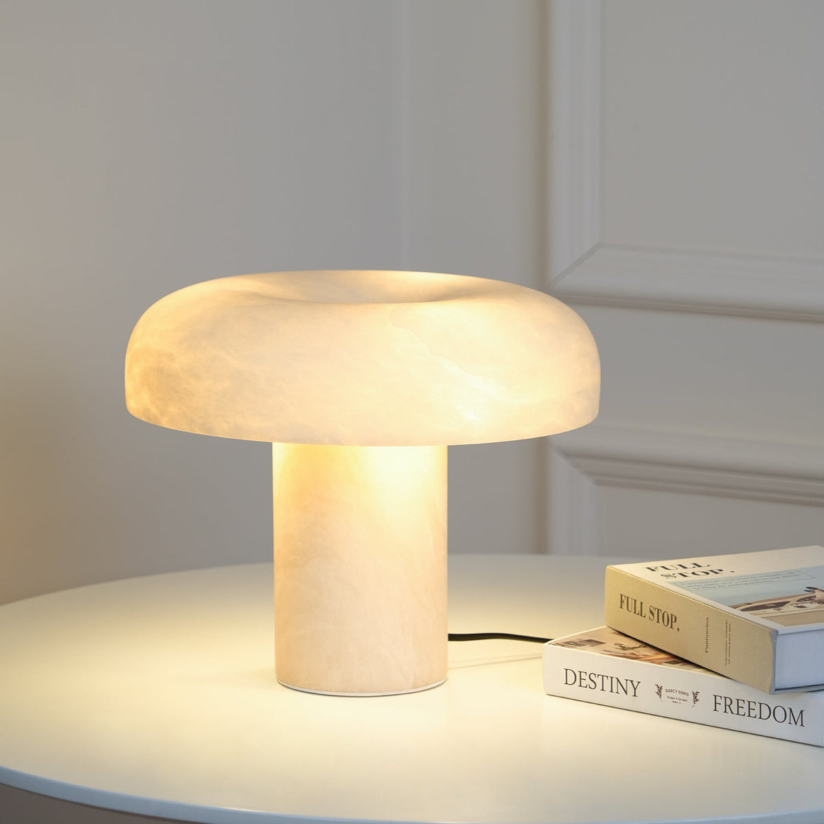 Mushroom Alabaster Table Lamp – table lamp product view 3